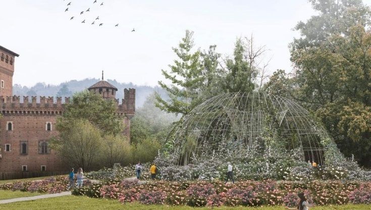 Niente auto e asfalto e una grande cupola di rose bianche da fotografare: il Parco del Valentino cambia volto. Ecco come 