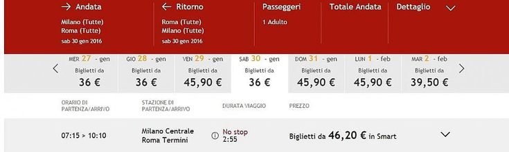 Family day, sconti per chi andrà in treno con Italo