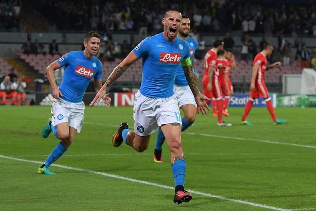 Napoli-Benfica, il film della partita