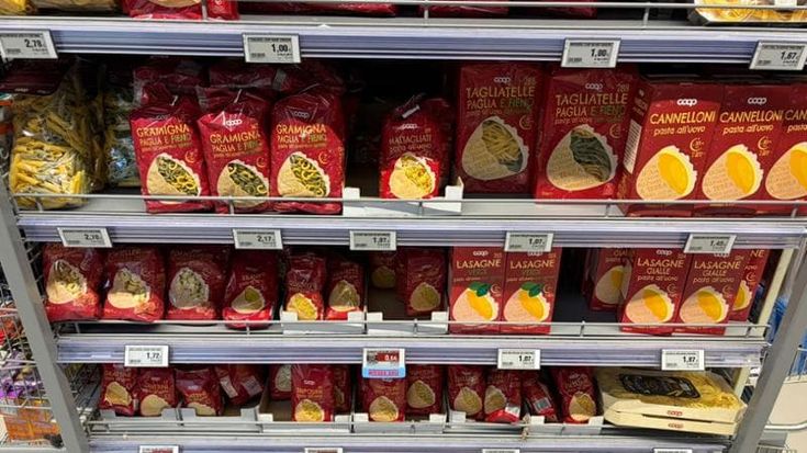 Pasta all’uovo confezionata: ecco tutti i prezzi negli Iper di Bologna