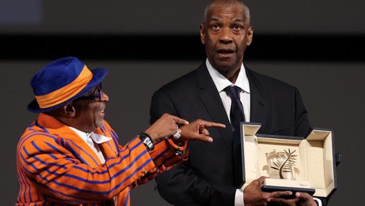 Denzel Washington, Palma d’oro a sorpresa prima del film di Spike Lee