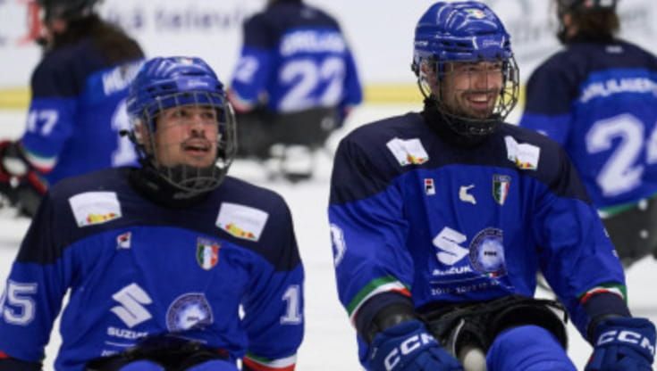 Para ice hockey, l'Italia batte 6-0 il Giappone