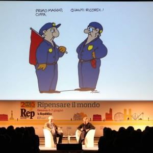 Sofri, Altan e il lavoro: "Ce n'è poco. Anche se lo chiami Job..."