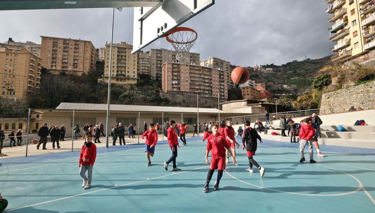 Genova, festa al Lagaccio, inaugurato il parco nell'ex caserma Gavoglio