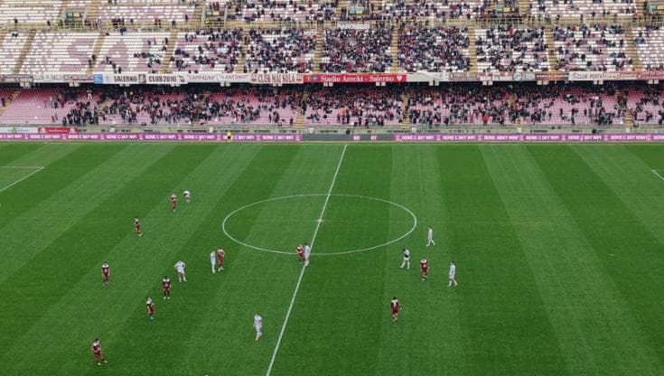 Catania, pareggio senza gol a Salerno. Ora la sfida alla capolista