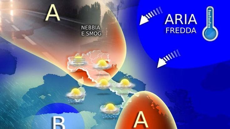 Previsioni meteo, smog al Nord, temporali al Sud. Da domenica cambia tutto