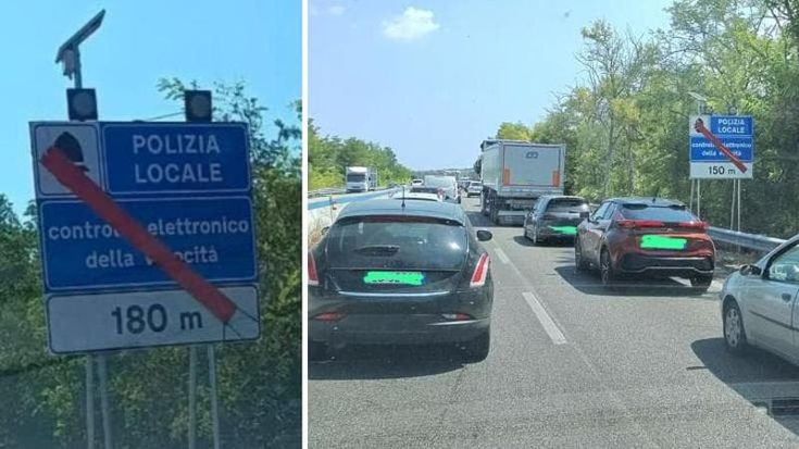 L’autovelox non funziona ma i turisti non lo sanno e inchiodano: raffiche di tamponamenti in Salento