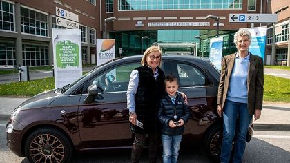 Lotteria “Ricerca la Fortuna” consegnato a Candiolo il primo premio, una Fiat 500 Collezione 