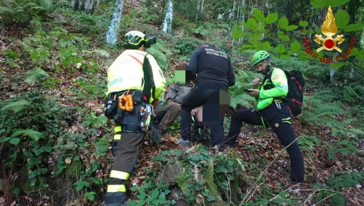 Persi nel Parco del Partenio, due ragazzini localizzati e salvati in elicottero dai vigili del fuoco