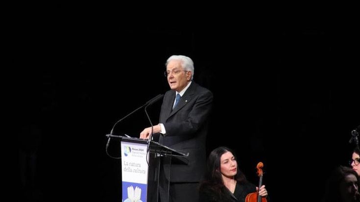 Mattarella da Pesaro: “No al monopolio del pensiero unico della cultura”
