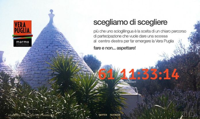 Primarie del centrodestra, spunta il countdown<br />Marmo (Fi): "Basta perdere tempo"
