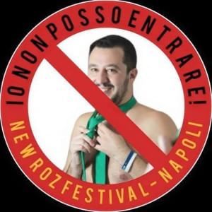 Festival vietato a Salvini, adesivi e magliette contro il leader della Lega