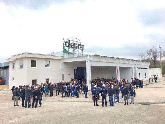 La nuova Cleprin inaugurata a Carinola: “Qui il lavoro ha vinto"