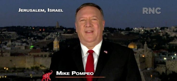 Il 'falco' Pompeo alla Convention con un video da Gerusalemme: "Il mondo con Trump è più sicuro"