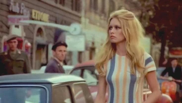 Brigitte Bardot nelle scene dei film che l'hanno resa famosa