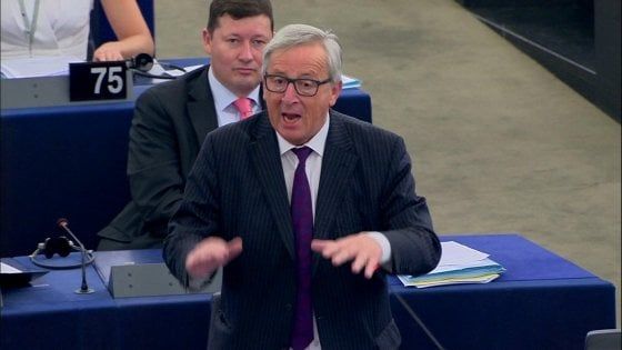 Stato dell'Unione, Juncker: "L'Ue ha vento in poppa, ripresa economica aiuta il rilancio politico"