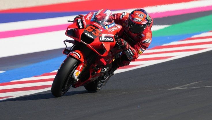 MotoGp, Misano: terze libere, Bagnaia il più veloce davanti a Quartararo