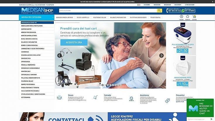 Consulenza specializzata e vicinanza al cliente guidano la crescita di Medisanshop