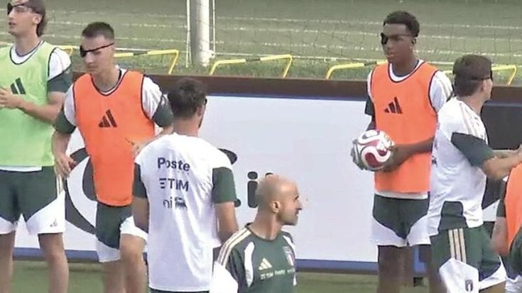 Baldini e la forza della benda: gli azzurri si allenano come pirati