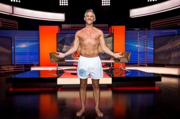 Lineker è di parola: Leicester campione, e lui presenta il programma in mutande