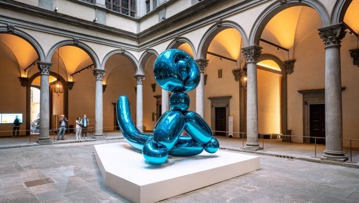 L’arte neo-pop di Jeff Koons fa risplendere Firenze