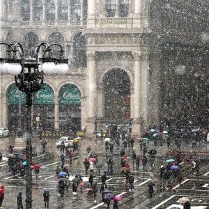 Maltempo: ciclone invernale sulla Lombardia, a Milano arriva la neve