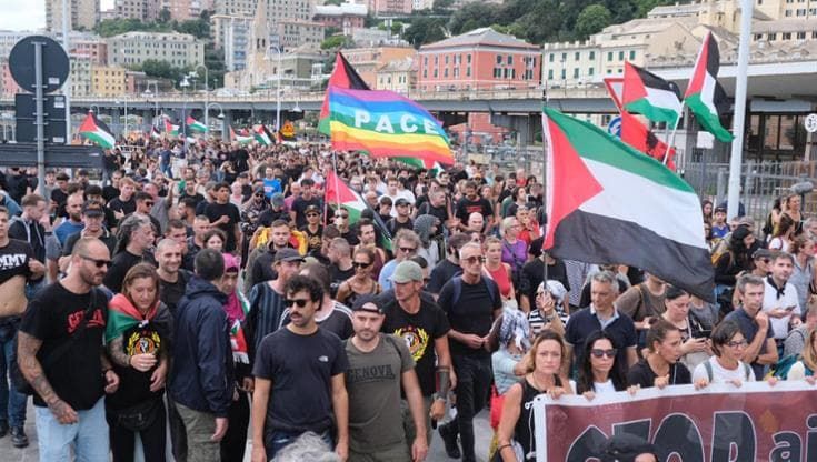 Sciopero generale per Gaza, 80 denunciati per il sit in del 22 settembre in via Cantore