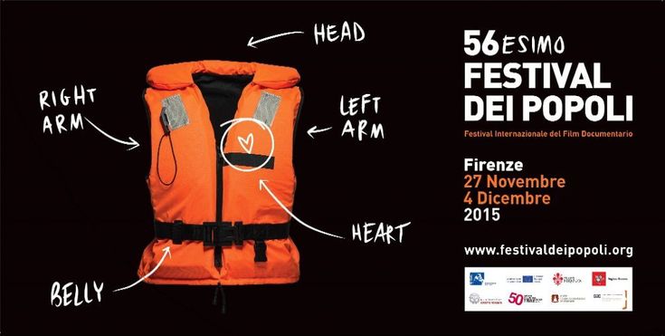 Il giubbotto salvagente arancione, simbolo del 56esimo Festival dei Popoli