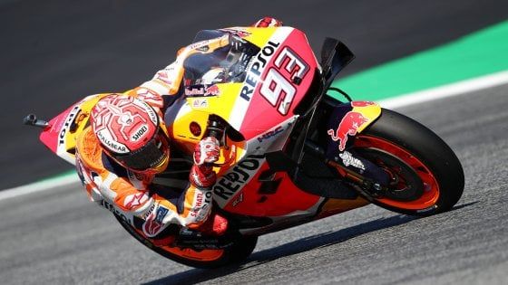 MotoGp, Austria: Marquez il più veloce anche nelle terze libere. Dovizioso terzo, Rossi recupera