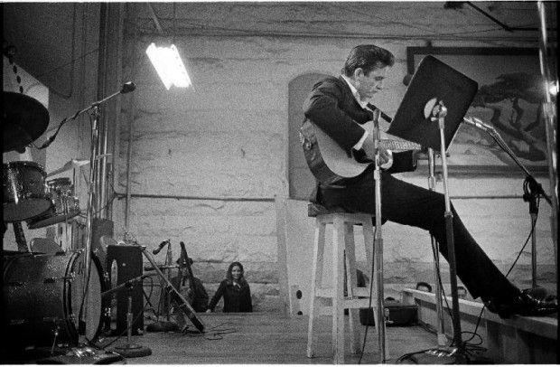 Da Folsom all'amore di June<br />Johnny Cash in bianco e nero