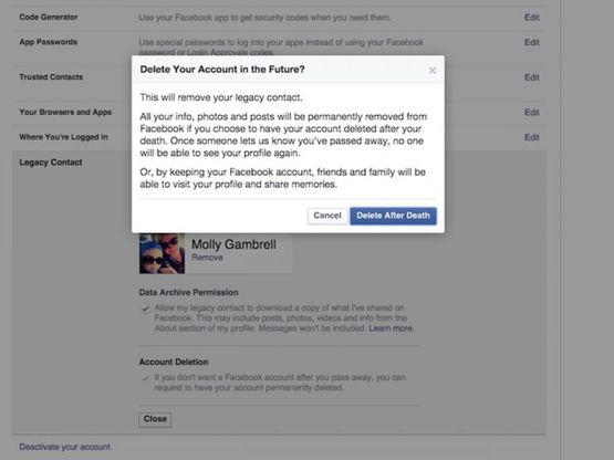 Facebook fa scegliere chi gestir&agrave; il sito posto mortem