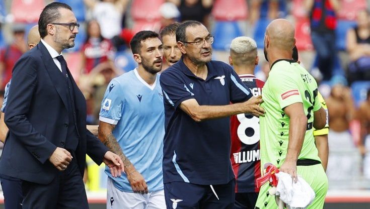 Lazio, Sarri: "Troppo stanchi, lo era anche il magazziniere"
