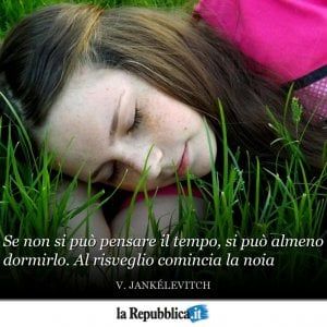 Sonno e noia