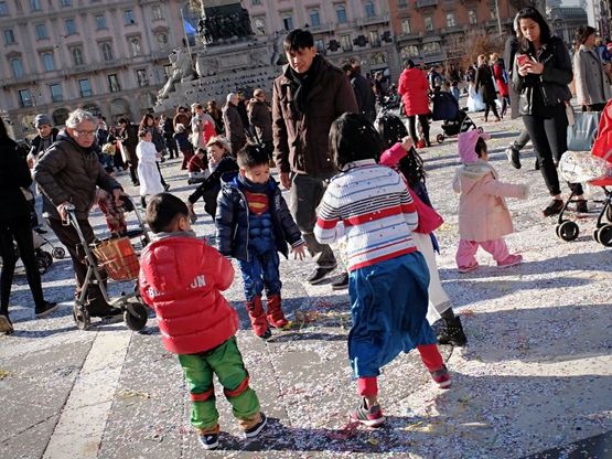 Maschere e coriandoli, il Carnevale dei più piccoli è in Duomo