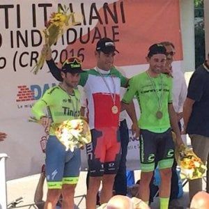 Ciclismo, Quinziato a sorpresa: il titolo a cronometro è suo