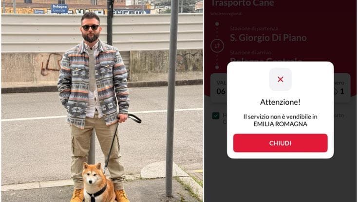 “Io, pendolare con il mio cane: multato sul treno nonostante sia impossibile comprare il biglietto”