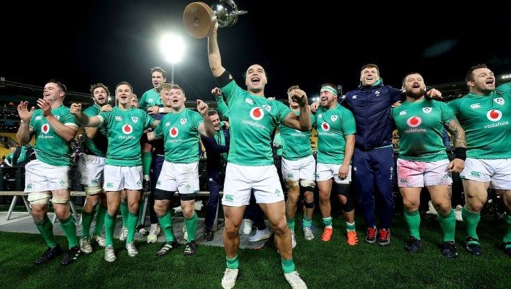 Rugby, l'Irlanda batte la Nuova Zelanda due volte in una settimana e sale in testa al ranking mondiale