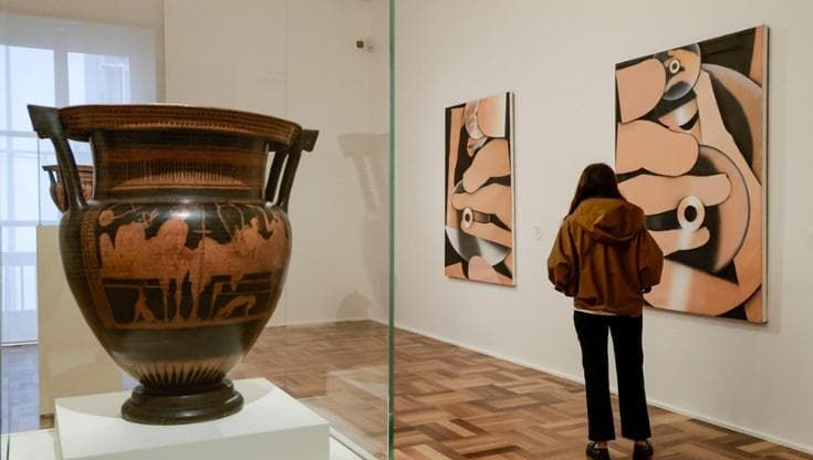 Mostra a Gallerie d’Italia: le tele di Worth dialogano con la ceramica antica