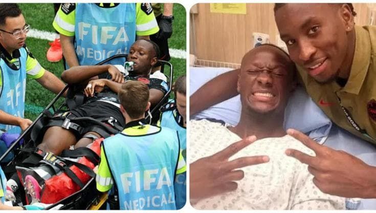 Koné, infortunio shock in Canada-Qatar. “Si è sentito l’osso spezzarsi”. Poi la foto in ospedale
