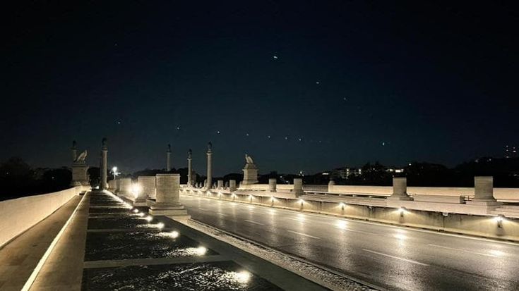 Ponte Flaminio si accende: nuova luce sul travertino e percorsi più sicuri