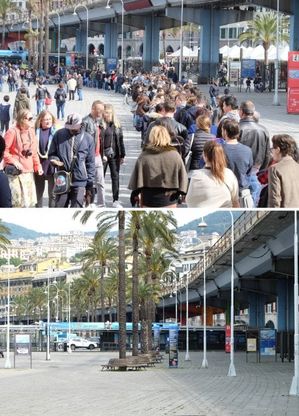 Genova, Pasquetta con il coronavirus, il confronto con gli anni scorsi