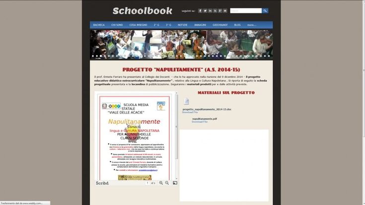 Corso di napoletano nella scuola media