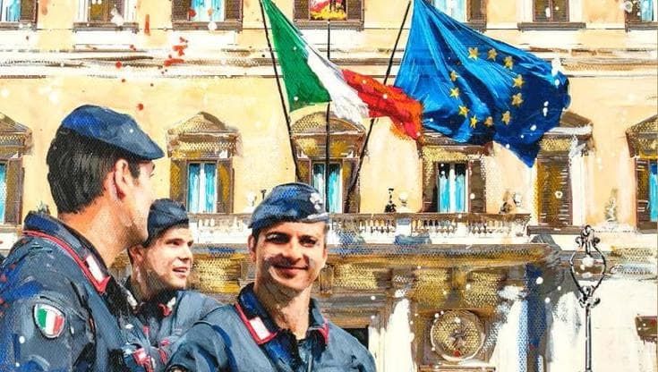 Aiutarono una donna a partorire, i carabinieri eroi di Catenanuova nel calendario 2026 dell’Arma