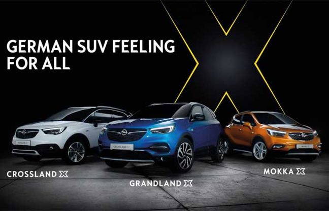 Opel a tutto campo: offensiva suv
