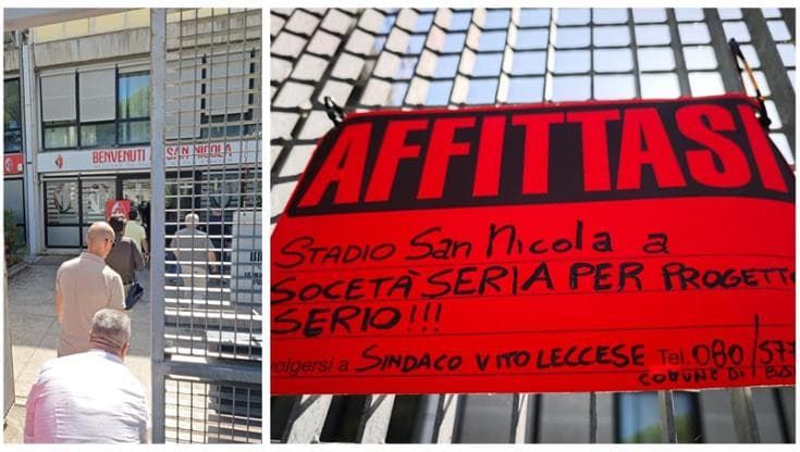 Stadio San Nicola, nodo concerti: per Vasco ed Eros ipotesi società esterna. Sopralluogo del Comune