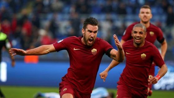 Lazio-Roma 0-2, Strootman e Nainggolan decidono il derby