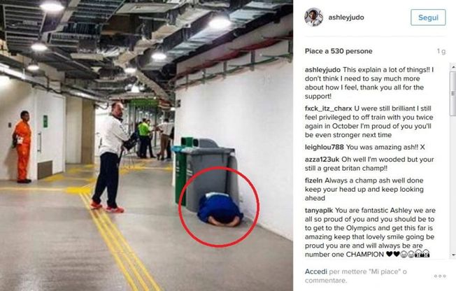 Rio 2016, judoka sconfitto piange nel tunnel: "Questa foto dice tutto"