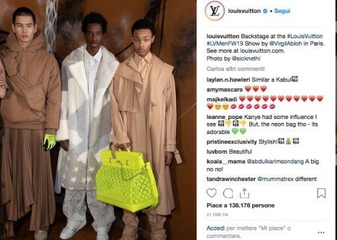 Virgil Abloh e le borse Louis Vuitton che si illuminano al buio