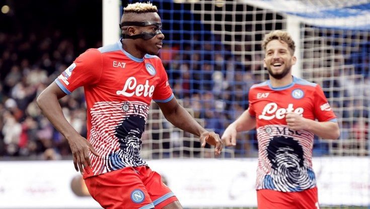 Napoli-Udinese 2-1: Osimhen ribalta i friulani con una doppietta