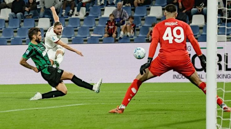 Rabiot segna, Odenthal risponde: Sassuolo-Milan 1-1, i rossoneri non decollano